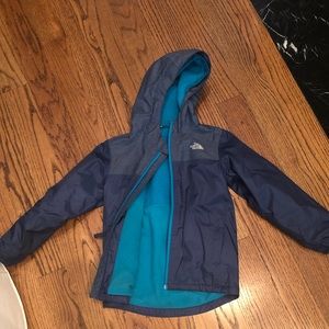 North face boys rain/fleece